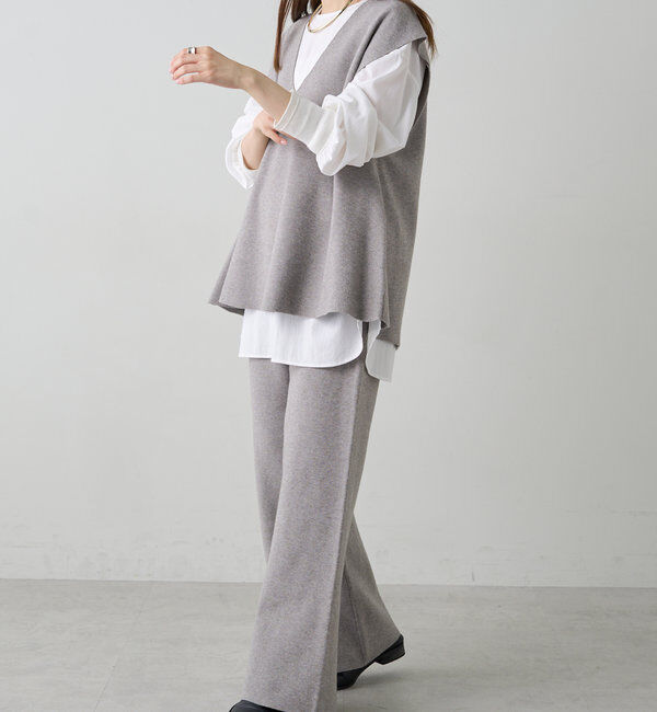  「ミラノリブニットフレアパンツ」|その他|