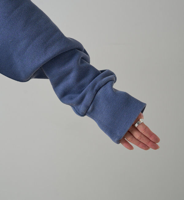  「ヴィンテージライクスペースプリント裏起毛スウェット」|プルオーバー|