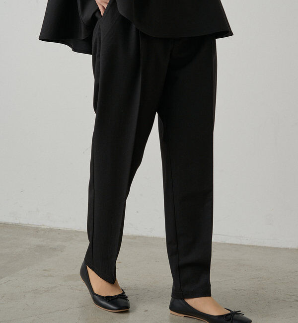  「【Du noir】バックリボンペプラムブラウス+スラックスパンツセット」|その他|