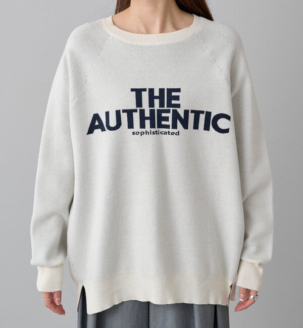  「ジャガードロゴニットプルオーバー」|キャミソール|