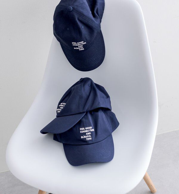  「【F&B】ロゴ刺繍キャップ」|その他|ネイビー