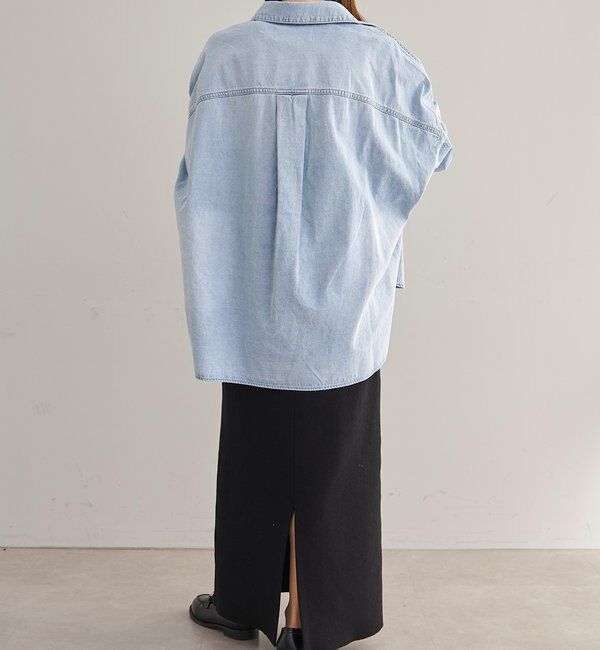  「ヴィンテージライクデニムシャツ」|シャツ・ブラウス|