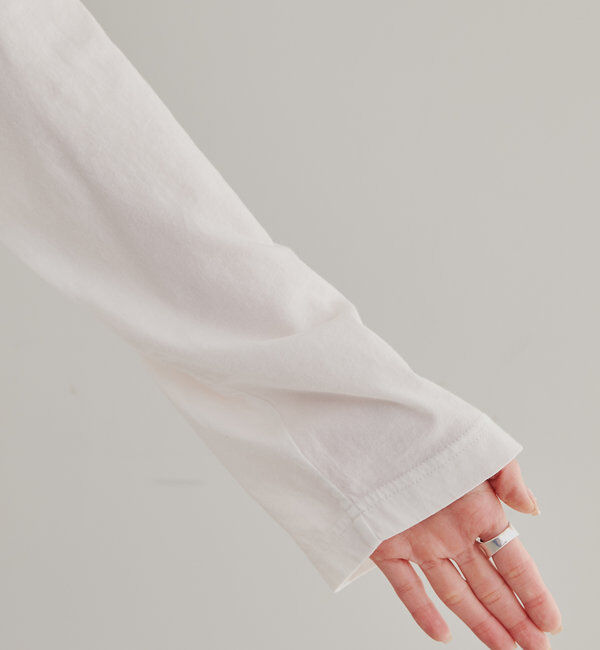  「【F&B】オーガニックコットンシアーガーゼカットソー」|プルオーバー|