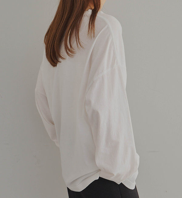  「【F&B】オーガニックコットンシアーガーゼカットソー」|プルオーバー|