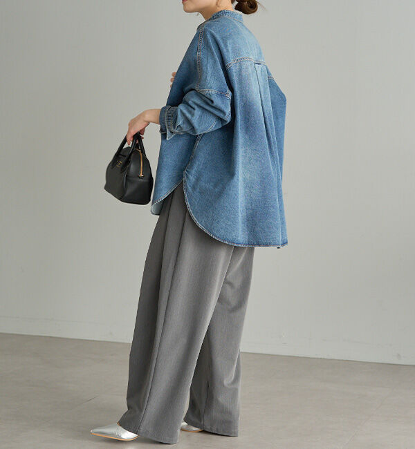  「【リバイバル/WEB限定】ツータックスラックスパンツ」|スラックス|