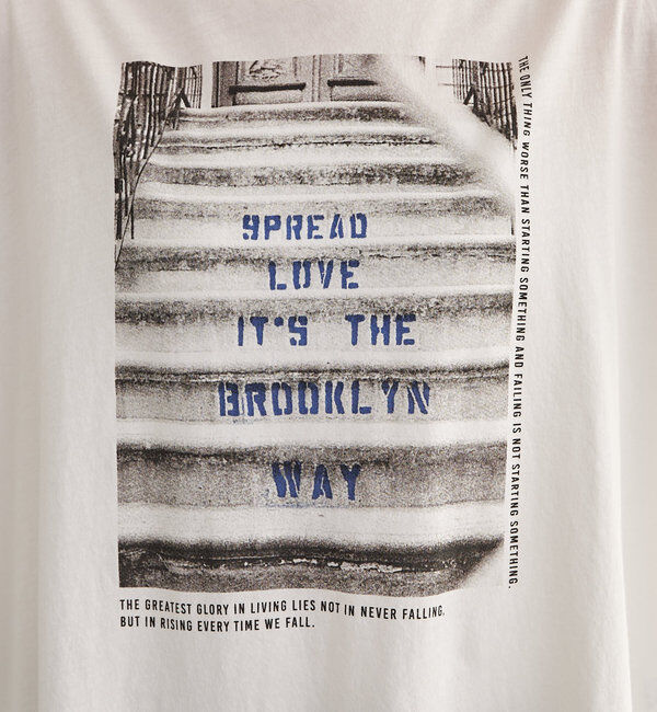  「コットンガーゼフォトプリントカットソー」|Tシャツ・カットソー|