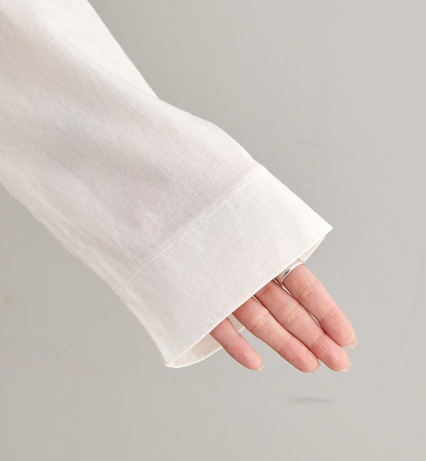  「コットンガーゼフォトプリントカットソー」|Tシャツ・カットソー|