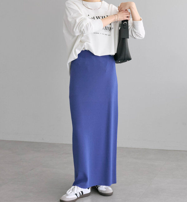  「《新色登場！/リバイバル》【-3kg見え / Du noir】ナロースカート」|スカート|