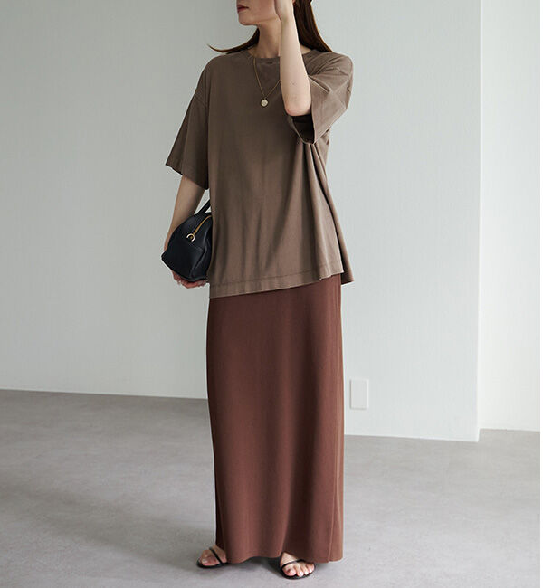  「《新色登場！/リバイバル》【-3kg見え / Du noir】ナロースカート」|スカート|