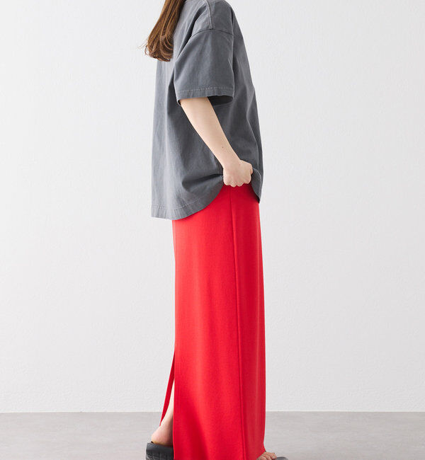  「《新色登場！/リバイバル》【-3kg見え / Du noir】ナロースカート」|スカート|