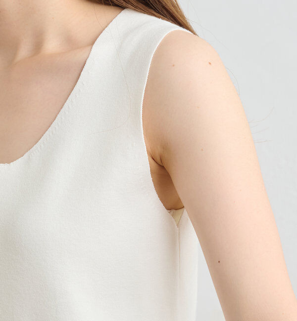  「【Du noir】ラウンドネックタンク」|タンクトップ|