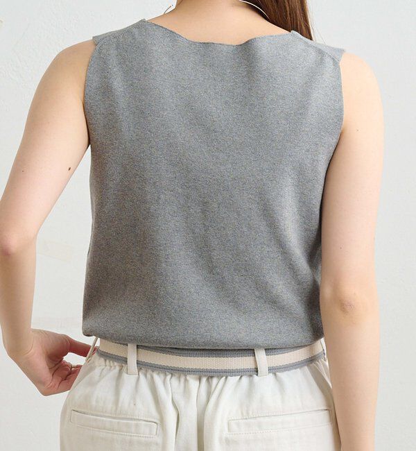  「【Du noir】ラウンドネックタンク」|タンクトップ|