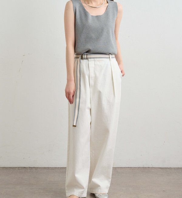  「【Du noir】ラウンドネックタンク」|タンクトップ|