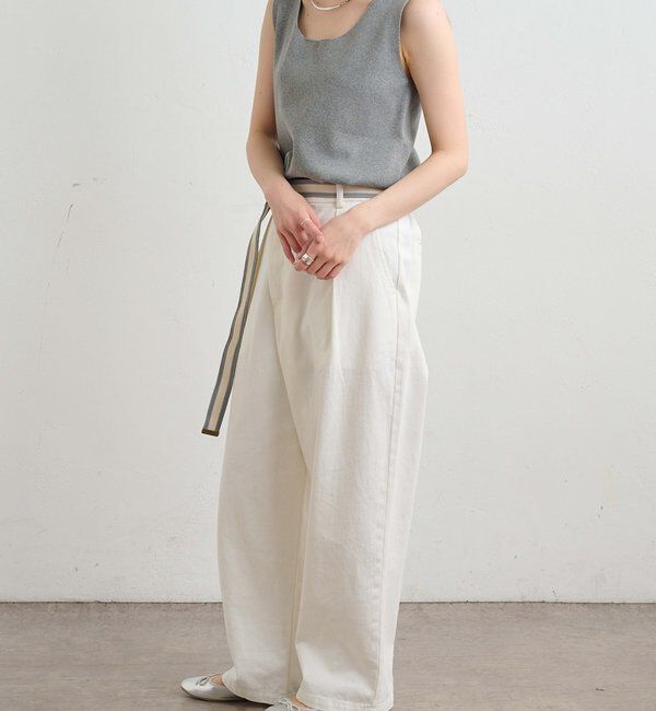  「【Du noir】ラウンドネックタンク」|タンクトップ|