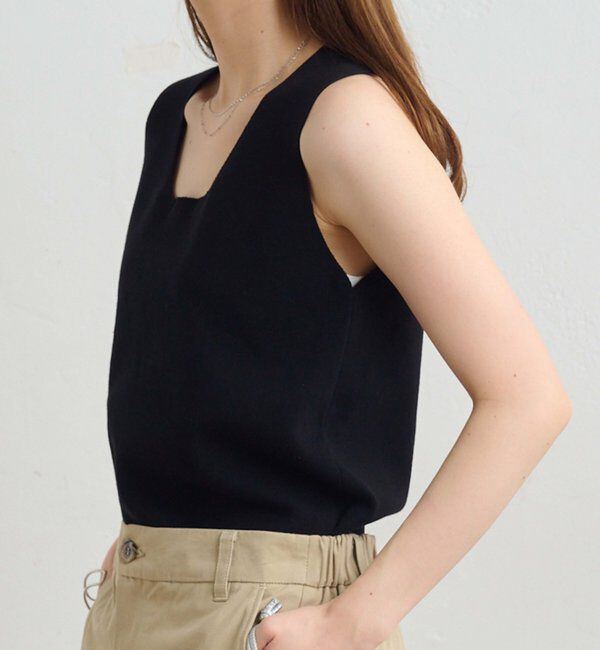  「【Du noir】ラウンドネックタンク」|タンクトップ|