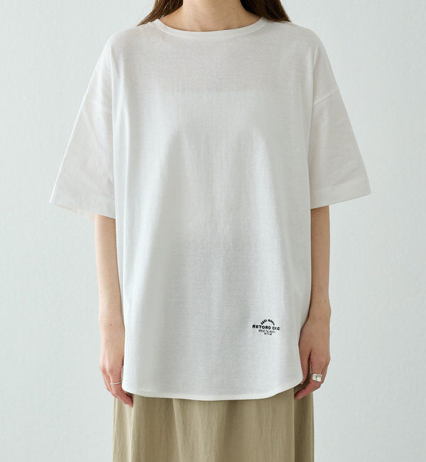  「【汗シミ防止】ワンポイントロゴTシャツ」|Tシャツ・カットソー|