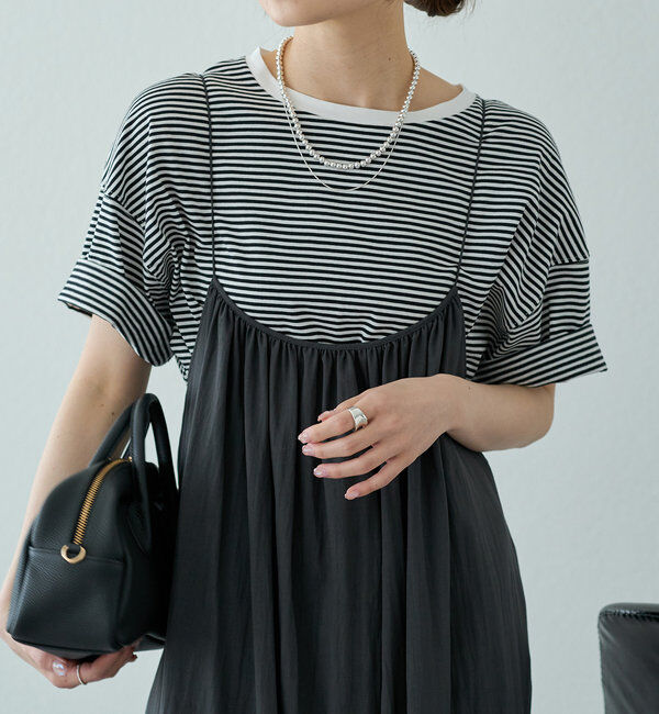  「【汗シミ防止】ワンポイントロゴTシャツ」|Tシャツ・カットソー|