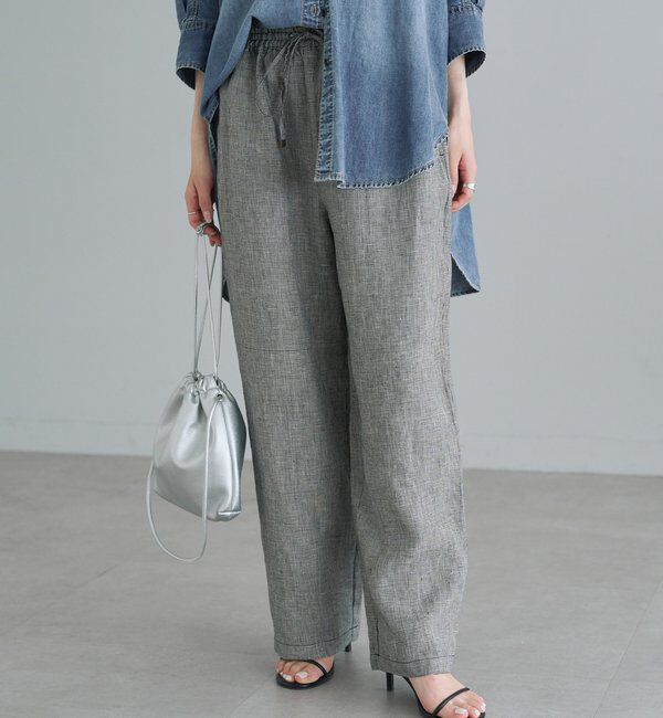  「リネンウエストゴムイージーパンツ」|その他|