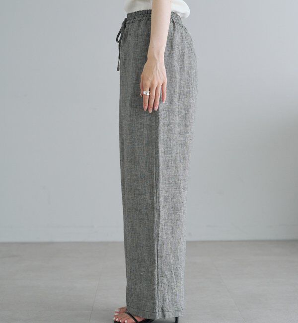  「リネンウエストゴムイージーパンツ」|その他|