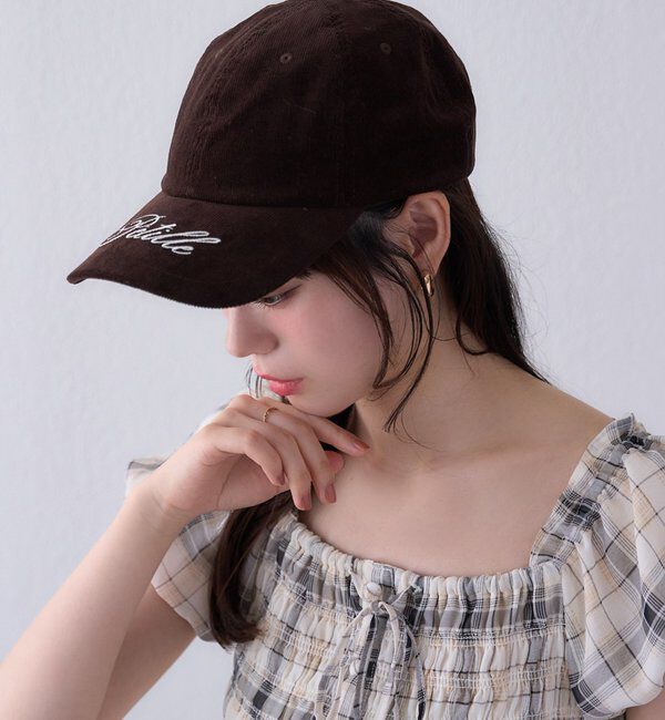 「コーデュロイキャップ」|その他|ブラウン