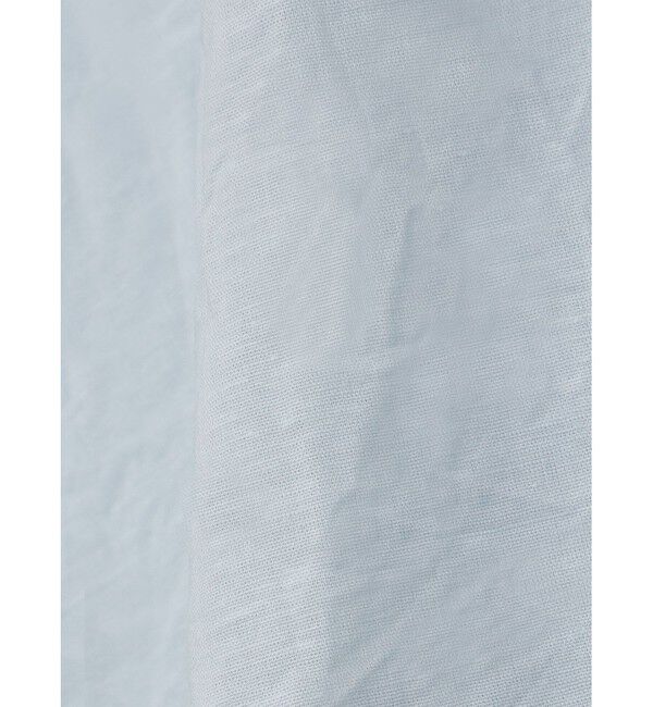 mizuiro ind「mizuiro ind リネンスタンドカラーワイドシャツ」|シャツ・ブラウス|