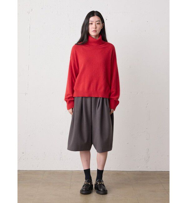 MidiUmi「MidiUmi ラクーンニットハイネックプルオーバー」|ニット・セーター|