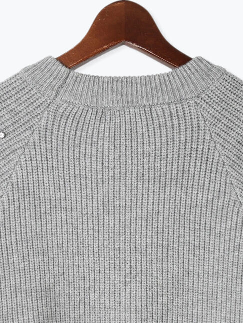 Te chichi「フラワービジュー畦ニットプルオーバー」|ニット・セーター|