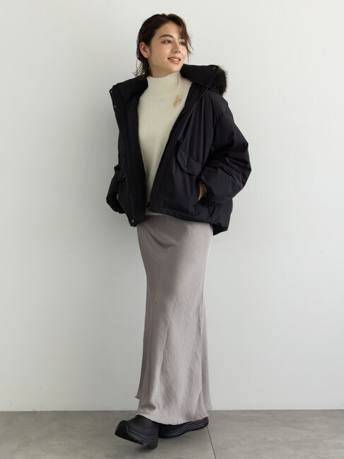 Te chichi「【宮本茉由着用】フードショートダウンジャケット」|その他|