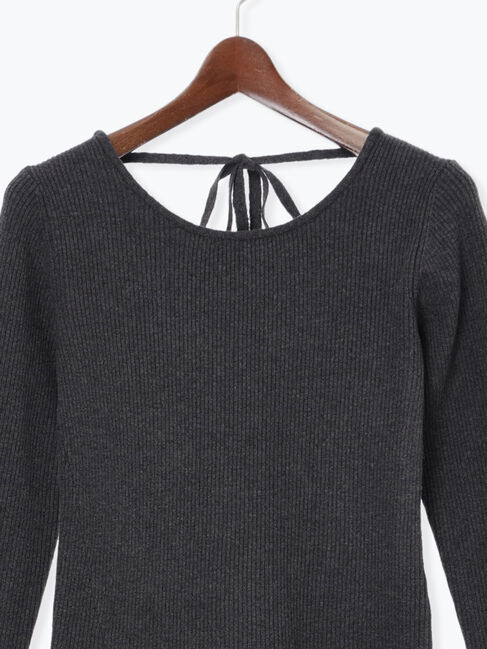 Te chichi「【宮本茉由着用】リブニットドッキングアシメワンピース」|ワンピース|