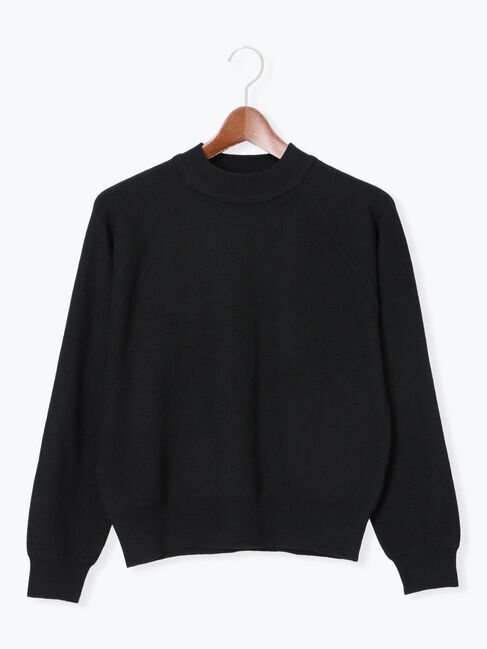 Te chichi TERRASSE「もちもちミラノリブハイネックニット」|ニット・セーター|ブラック