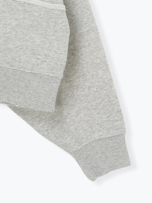 Samansa Mos2「ミニ裏毛ブロッキングショートスウェット」|Tシャツ・カットソー|