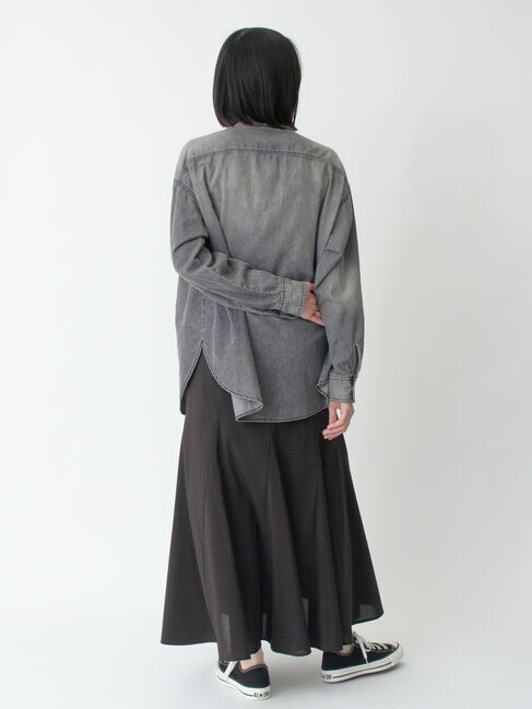 sm2rhythm「リネン混フレアスカート(セットアップ可)」|スカート|