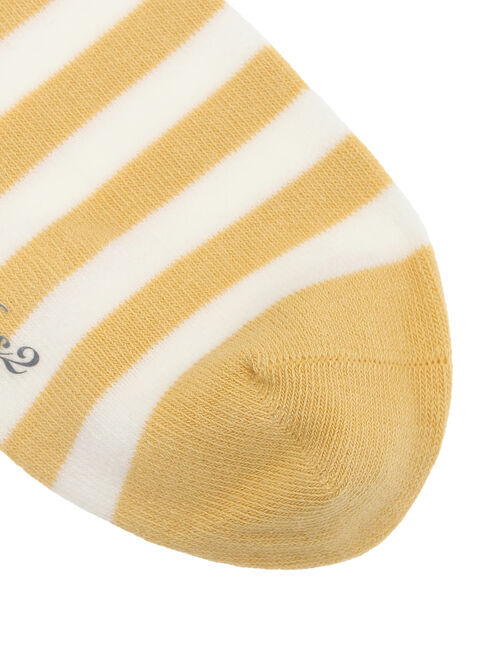 Samansa Mos2「【Disney】くまのプーさん/フリルボーダーソックス」|ソックス|