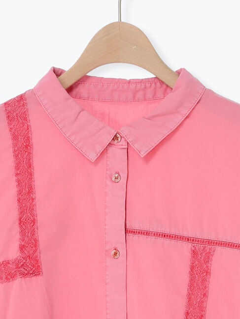 SM2「レースブロッキングシャツ」|シャツ・ブラウス|