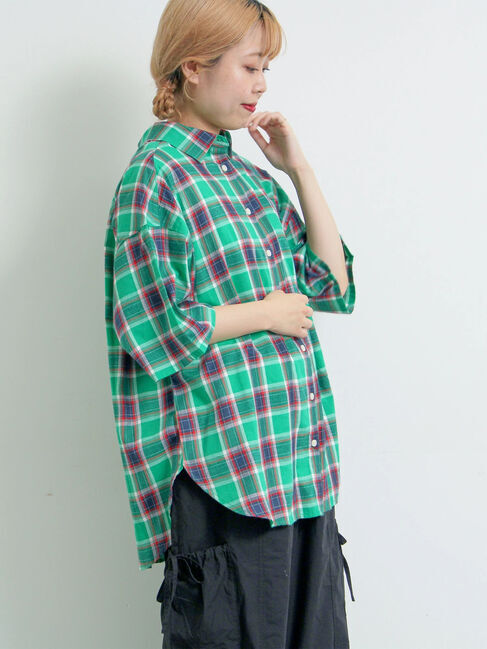 SM2「[接触冷感]チェック柄アソート半袖シャツ」|シャツ・ブラウス|