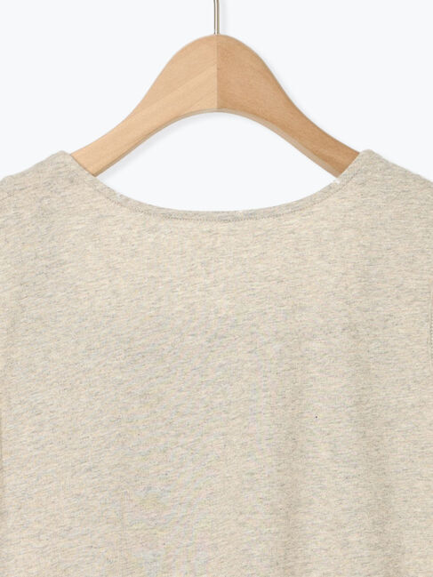 Samansa Mos2「【接触冷感】パッチワークレーススクエアネックノースリーブ」|Tシャツ・カットソー|