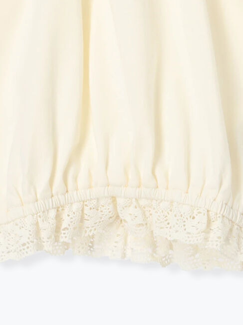 Samansa Mos2 Lagom「5分袖レースカットソー」|Tシャツ・カットソー|