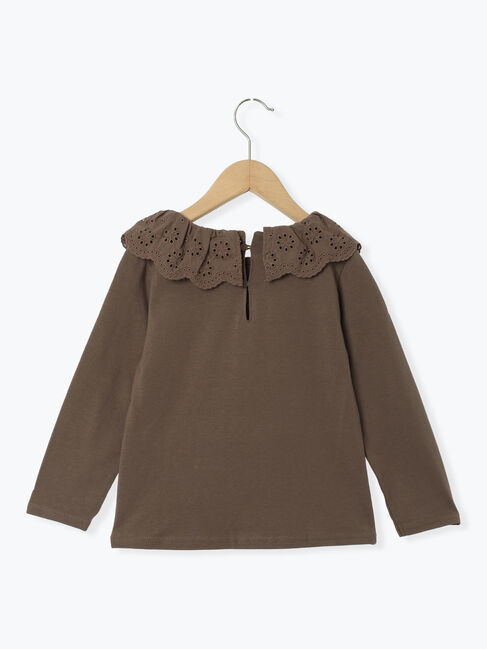 Samansa Mos2 Lagom「レース衿カットソー」|Tシャツ・カットソー|