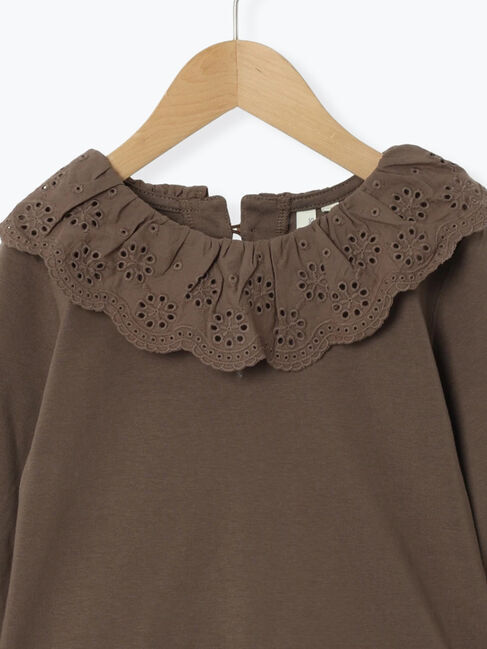 Samansa Mos2 Lagom「レース衿カットソー」|Tシャツ・カットソー|