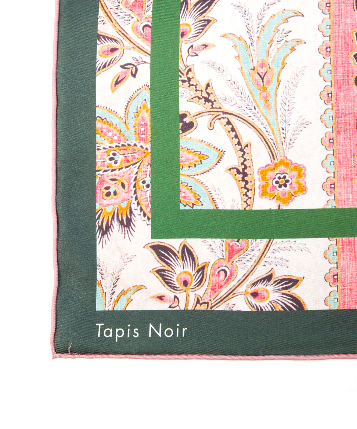 INED「《SUPERIOR CLOSET》Classical Flower Wave Scarf《Tapis Noir》」|バンダナ・スカーフ|