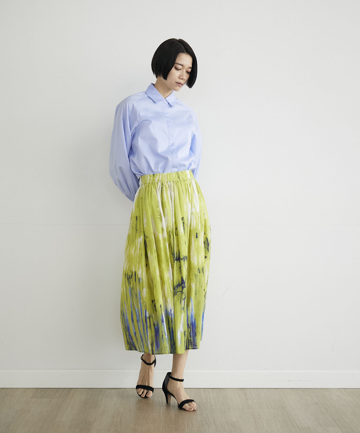 INED「《Luftrobe》ハンマースリーブブラウス」|シャツ・ブラウス|