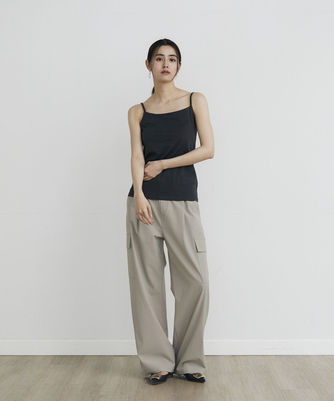 INED「キャミソール《スビン綿MIX天竺/A-GIRL&rsquo;S 》」|キャミソール|