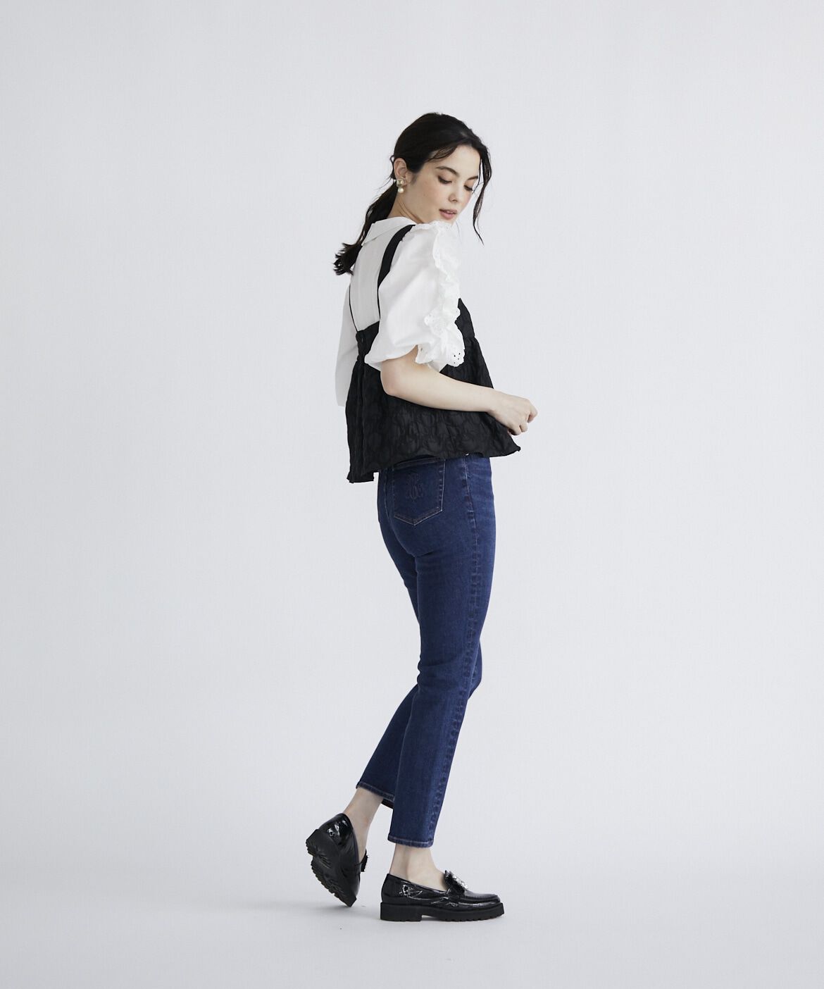 Maglie le cassetto「刺繍フリルブラウス」|シャツ・ブラウス|