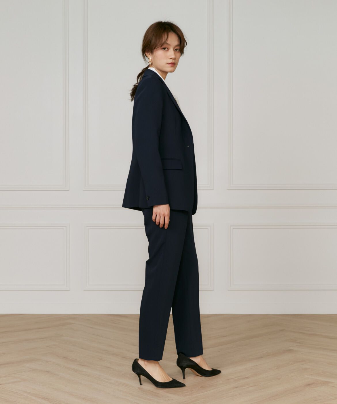 INED「《大きいサイズ》テーラードジャケット」|テーラードジャケット|