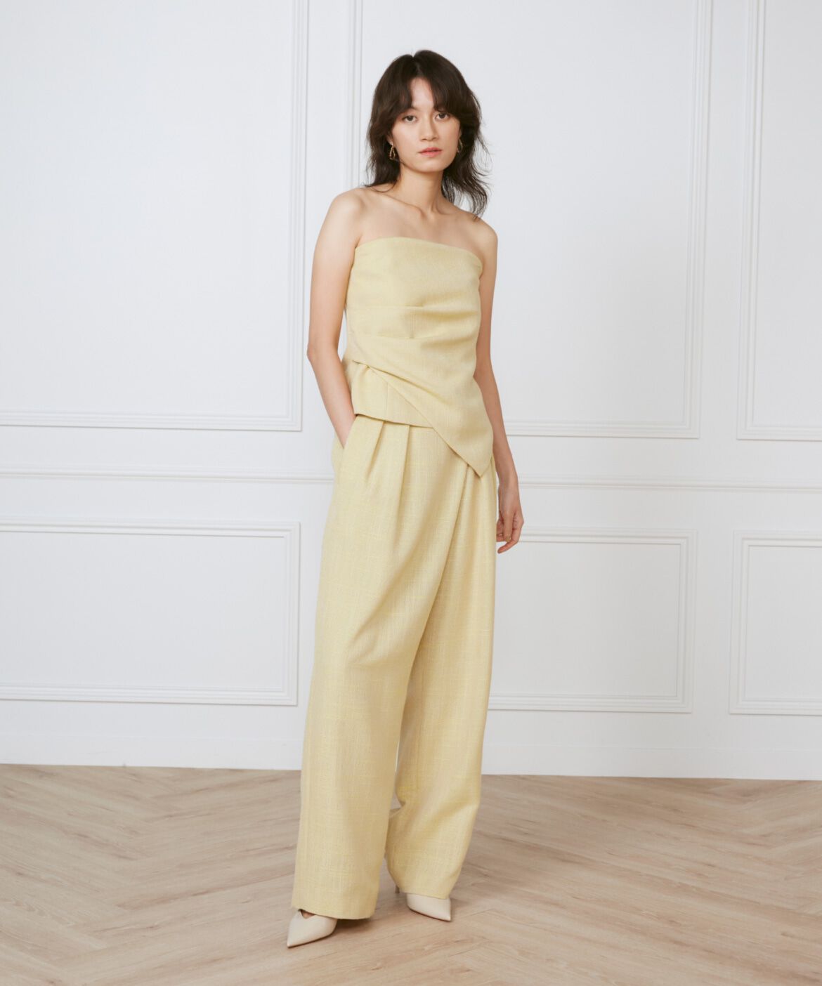 INED「タックビスチェ《la veille by SUPERIOR CLOSET》」|シャツ・ブラウス|