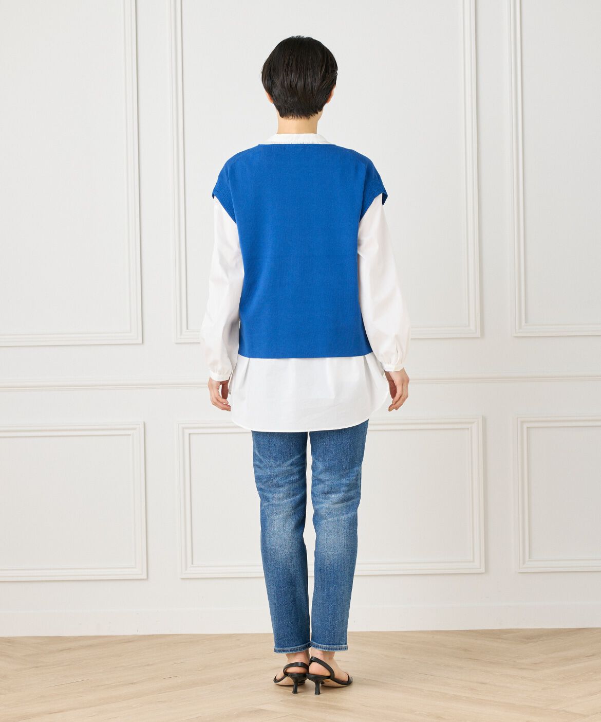 7-IDconcept.「ノースリーブニットプルオーバー」|ニット・セーター|