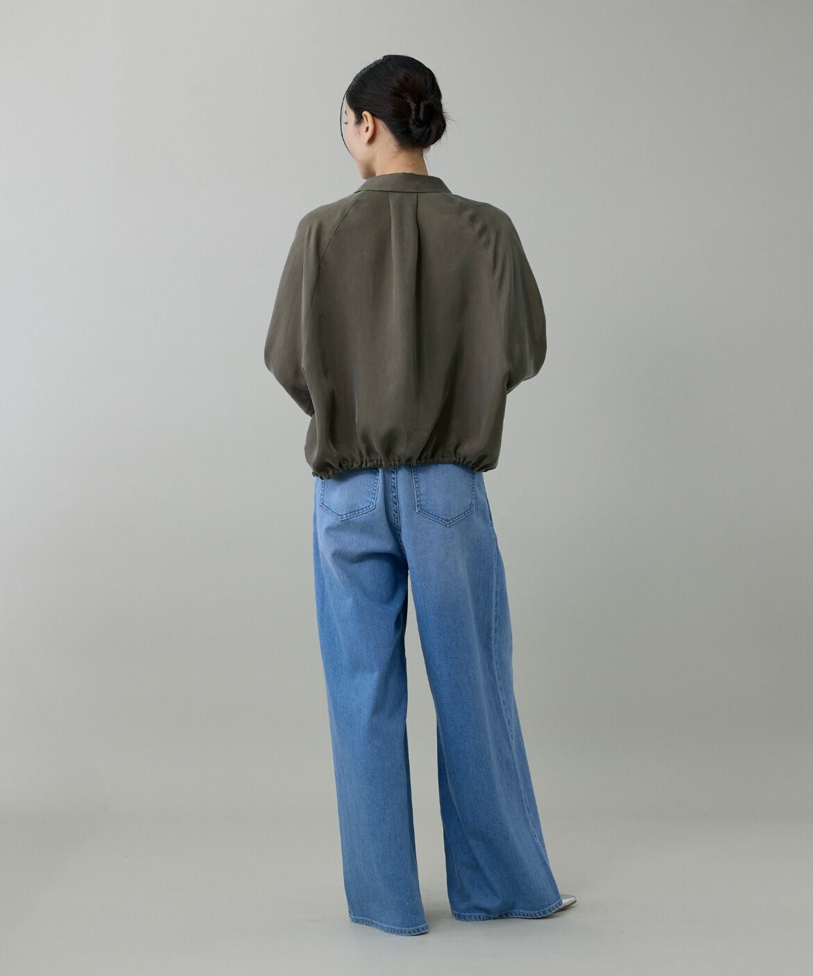 INED「INED別注 ツータックワイドデニム Lemongrass《Healthy DENIM》」|デニム|