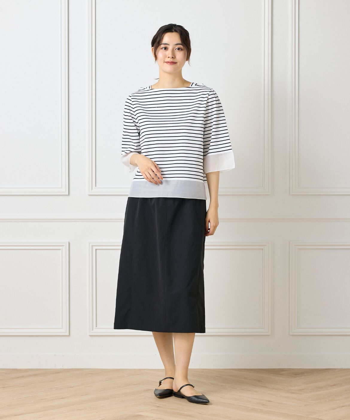 DAY by DAY it&rsquo;s international「シアー切替えプルオーバー」|Tシャツ・カットソー|