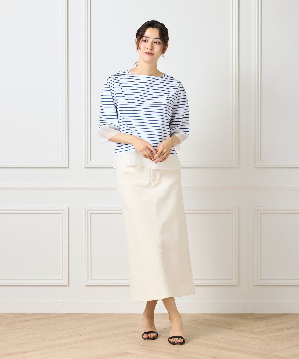 DAY by DAY it&rsquo;s international「シアー切替えプルオーバー」|Tシャツ・カットソー|