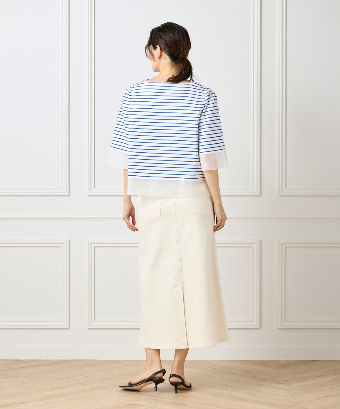 DAY by DAY it&rsquo;s international「シアー切替えプルオーバー」|Tシャツ・カットソー|